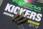 Лентяйки для крючков Korda Kickers коричневый размер L номера 2-4 (10шт)